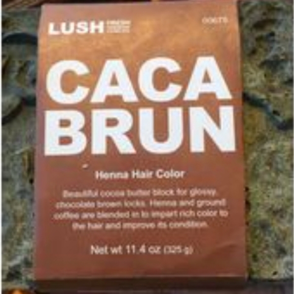 Lush Original Formula Caca Brun Henna Natural Hair Color Chemical Alt. Hair Dye - Picture 1 of 9